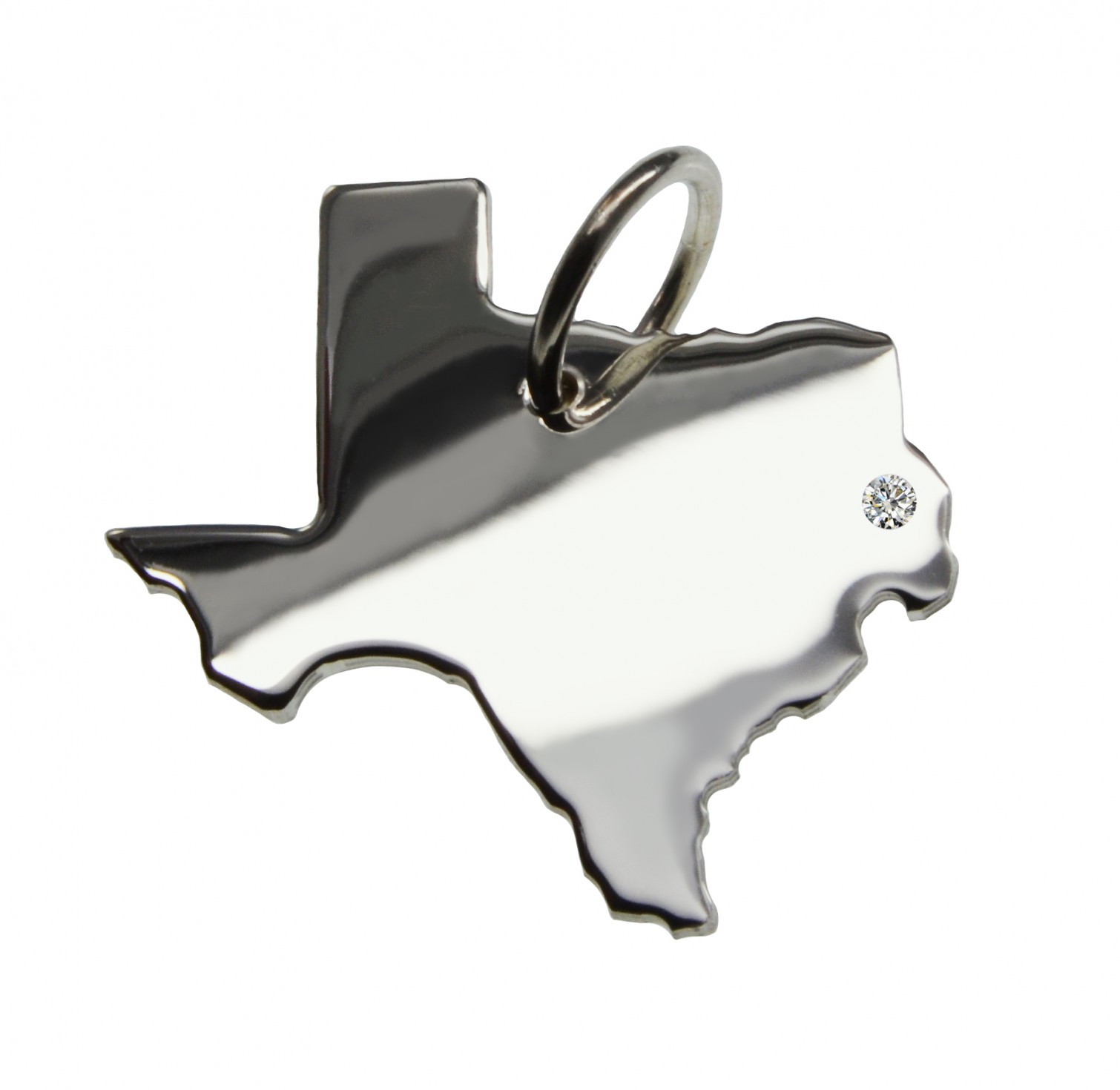 AH-Texas925brill-Texas-Anhaenger-mit-einem-Brillant-