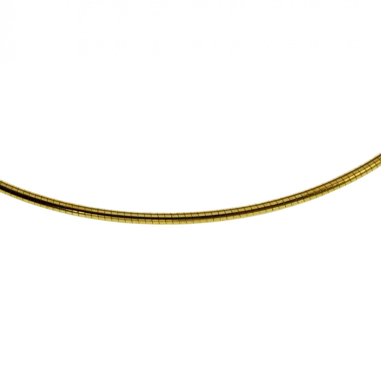NEW-336-Halsreif-Omega-2mm-rund-45cm-585-Gelbgold-Omega-585-Gelbgold-45cm-Halsreif-4212