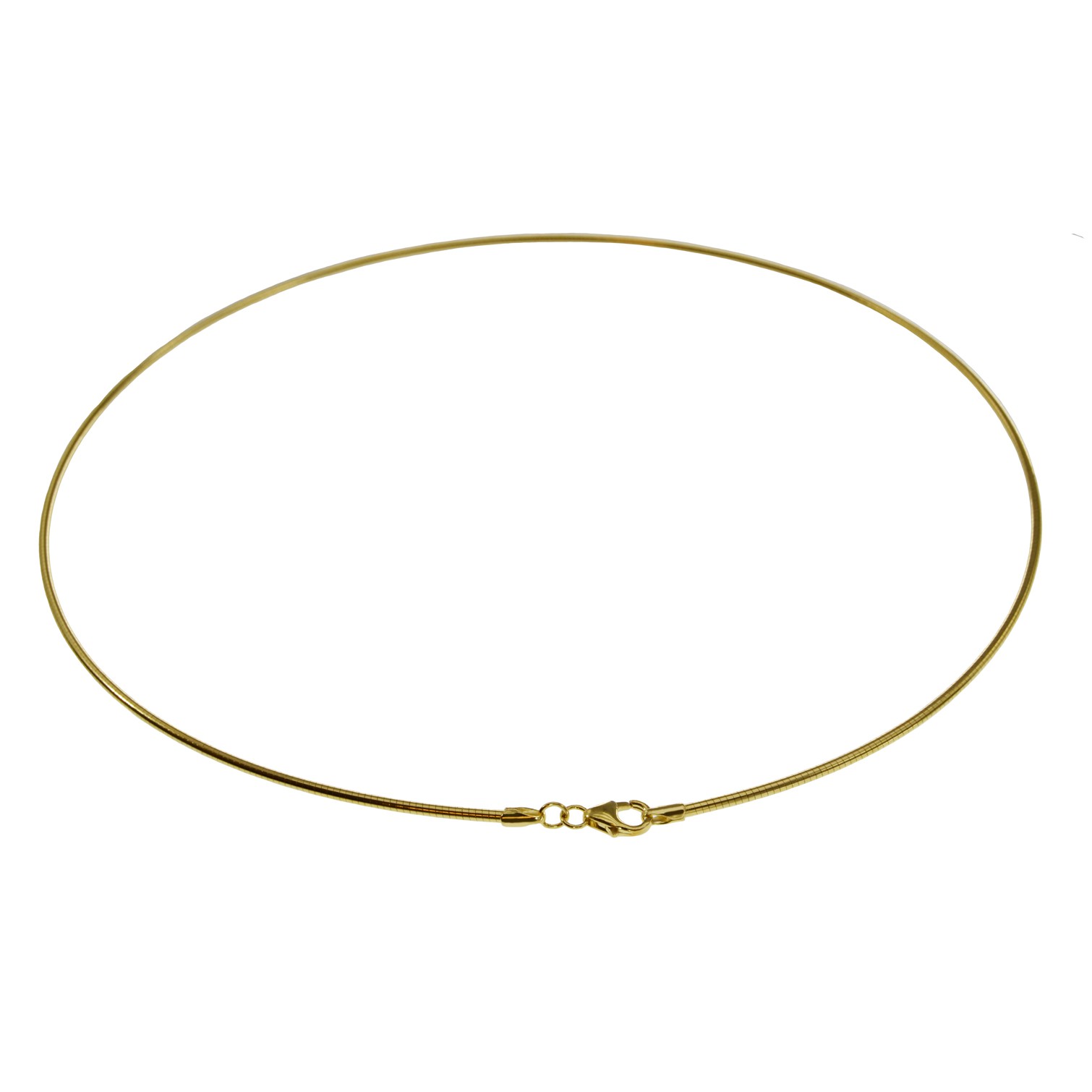 NEW-367-Halsreif-Omega-2-5mm-rund-45cm-750-Gelbgold-Omega-750-Gelbgold-45cm-Halsreif-4243_1