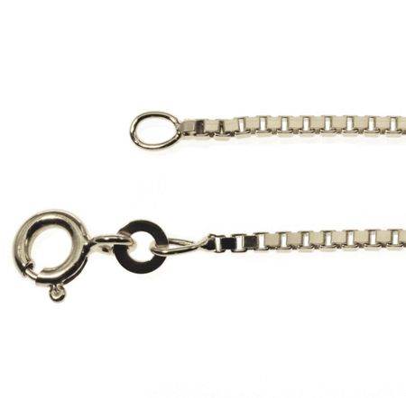 NEW-460-Halskette-Venezia-0-9mm-60cm-585-Weissgold-Halskette-Gold-60cm-Venezianer-Venezia-4336-1